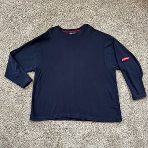 Tommy Hilfiger - Long Sleeve Crewneck - Navy (3XL)